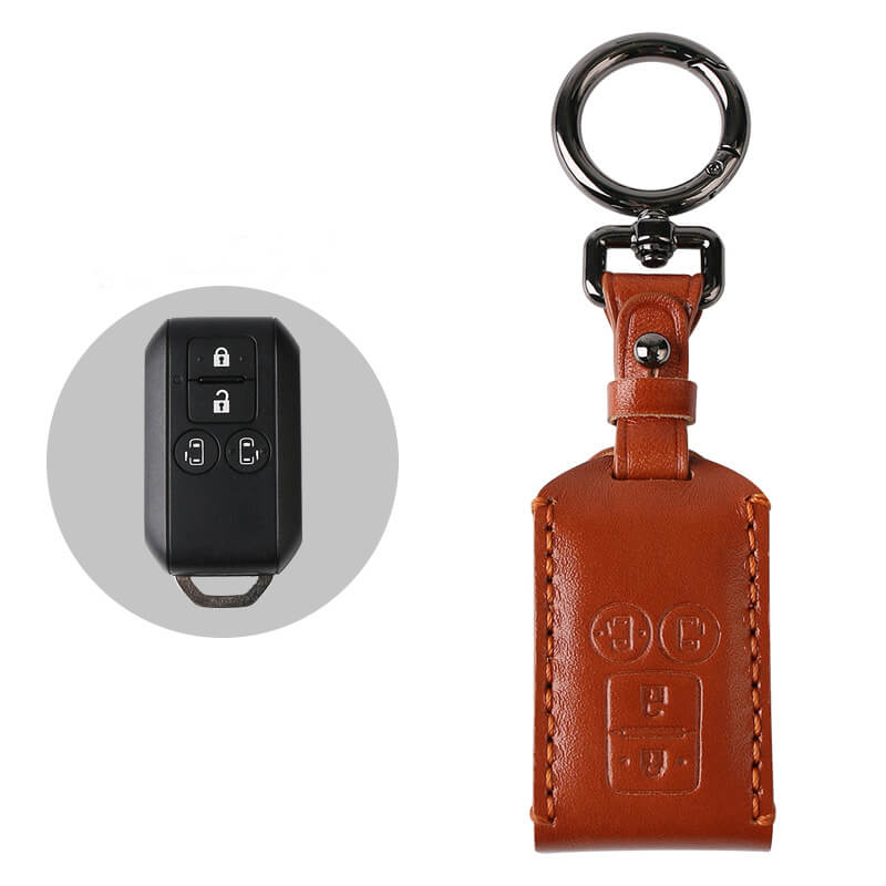 【スズキ】シックレザースマートキーケース 〔Bタイプ〕